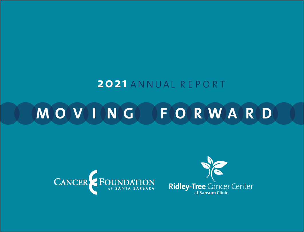 Cancer Center 2021 Annual Report Cover